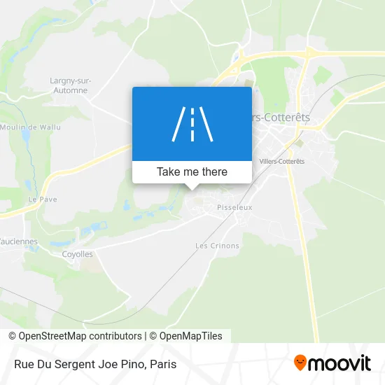 Rue Du Sergent Joe Pino map