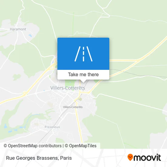 Rue Georges Brassens map