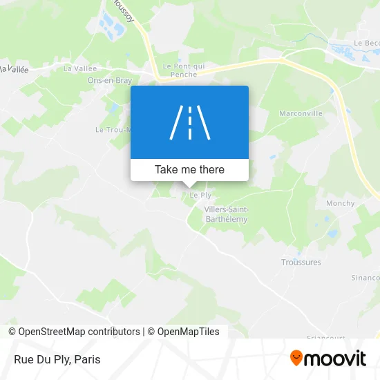 Rue Du Ply map