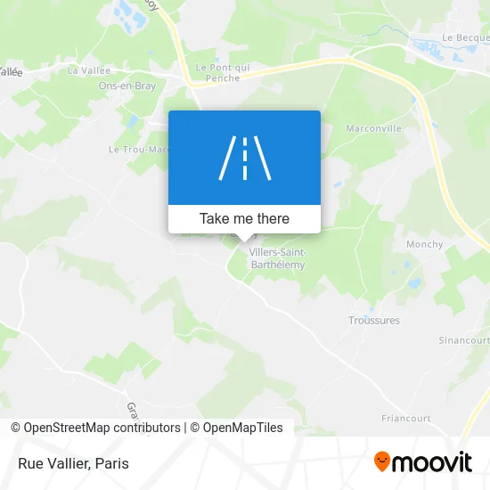 Rue Vallier map