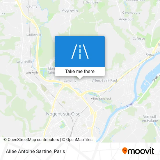 Allée Antoine Sartine map