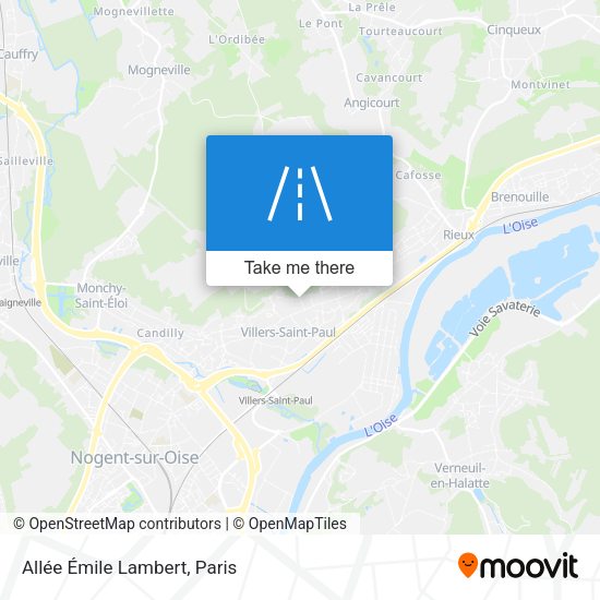 Allée Émile Lambert map