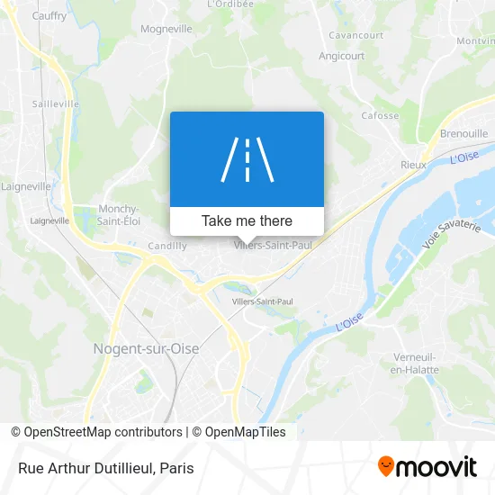 Rue Arthur Dutillieul map