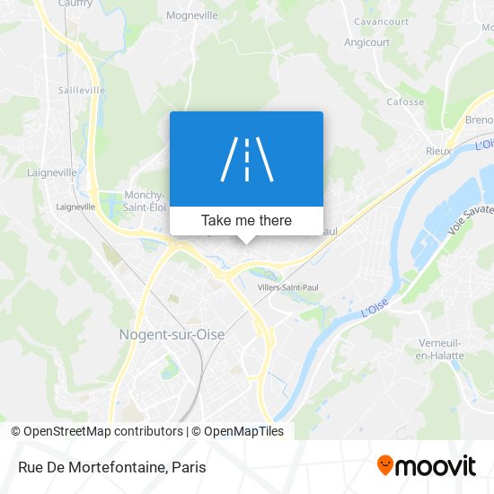 Rue De Mortefontaine map