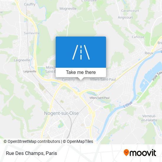 Rue Des Champs map
