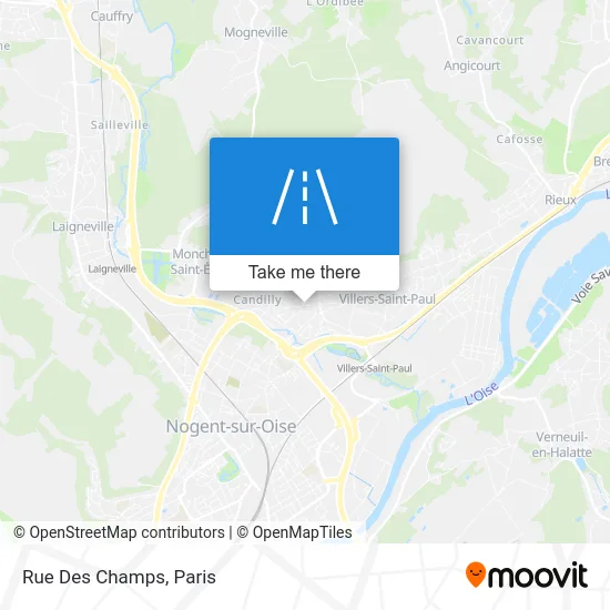 Rue Des Champs map