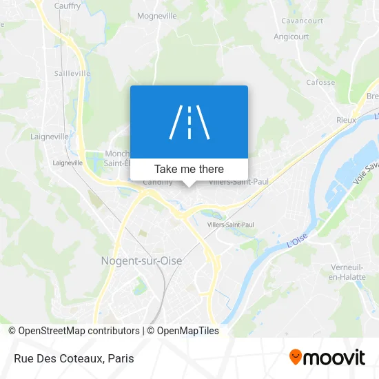 Rue Des Coteaux map