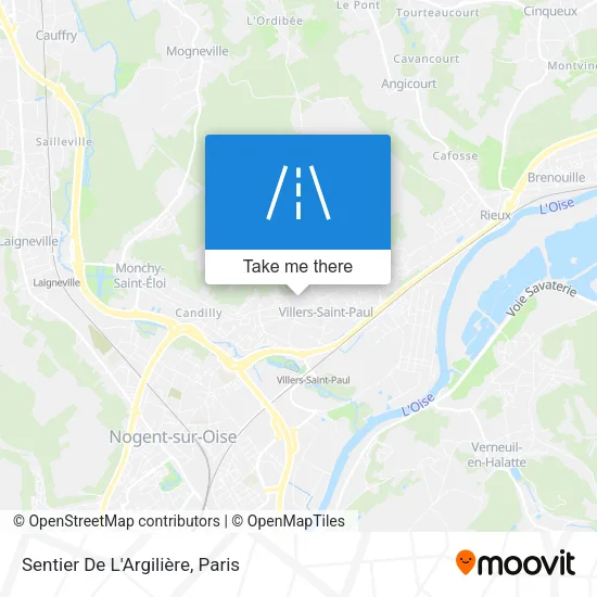 Sentier De L'Argilière map