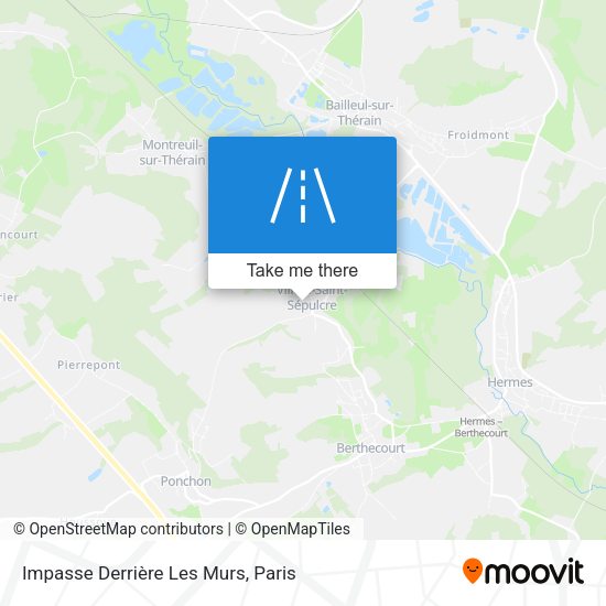 Impasse Derrière Les Murs map