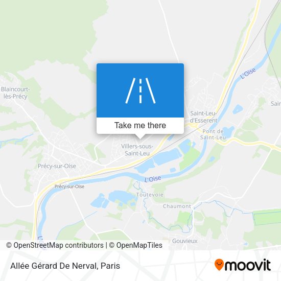 Allée Gérard De Nerval map