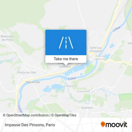 Impasse Des Pinsons map