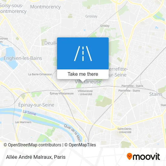 Allée André Malraux map