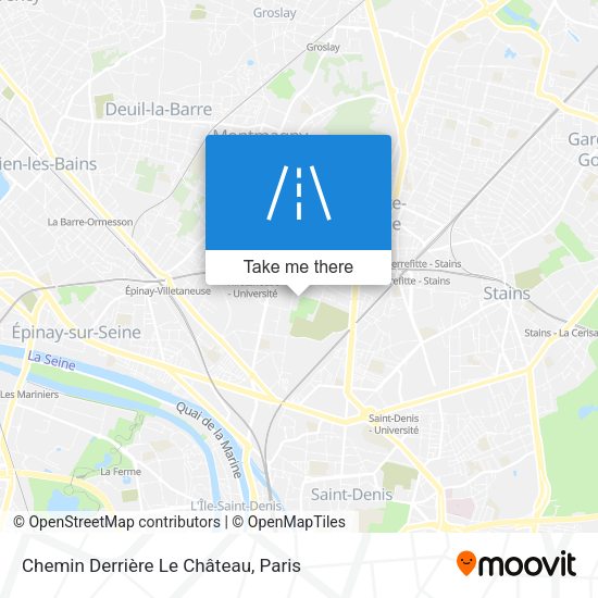 Chemin Derrière Le Château map