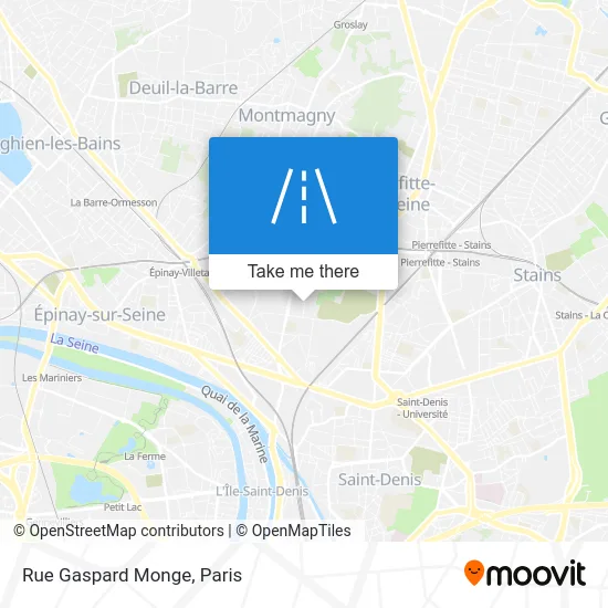 Rue Gaspard Monge map