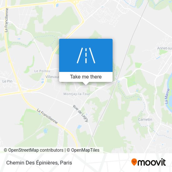 Chemin Des Épinières map
