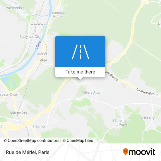 Rue de Mériel map