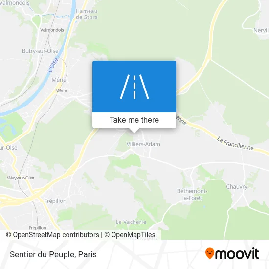 Sentier du Peuple map