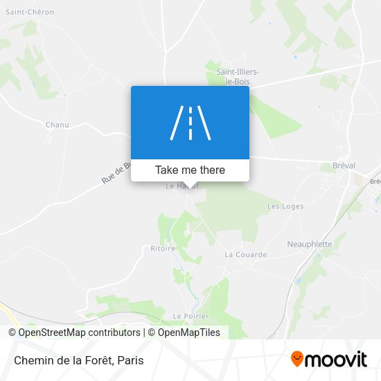 Chemin de la Forêt map