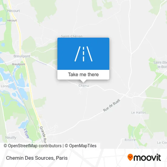 Chemin Des Sources map