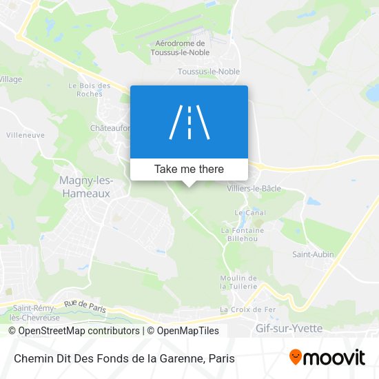 Chemin Dit Des Fonds de la Garenne map