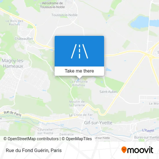 Rue du Fond Guérin map