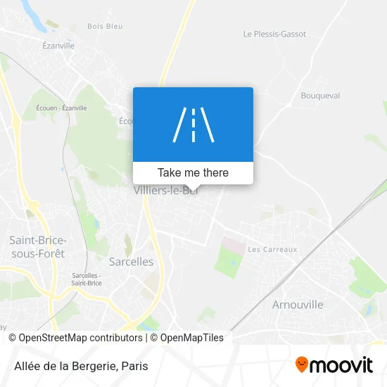 Allée de la Bergerie map