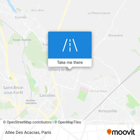 Allée Des Acacias map