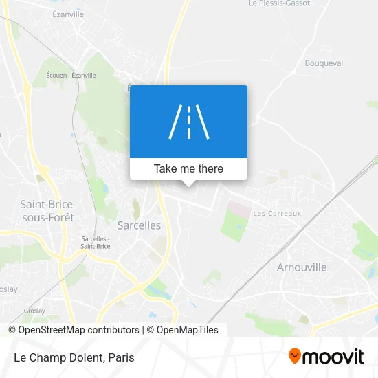Le Champ Dolent map