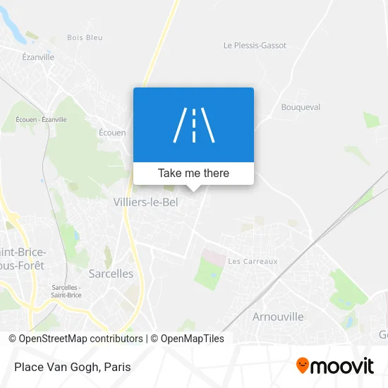 Place Van Gogh map