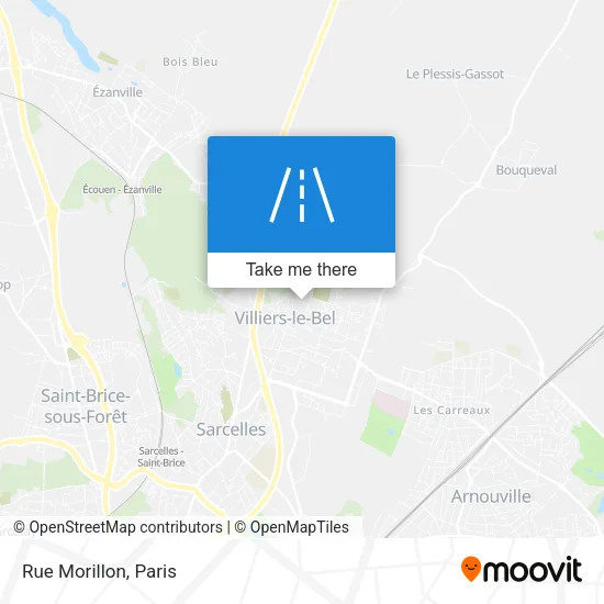Rue Morillon map