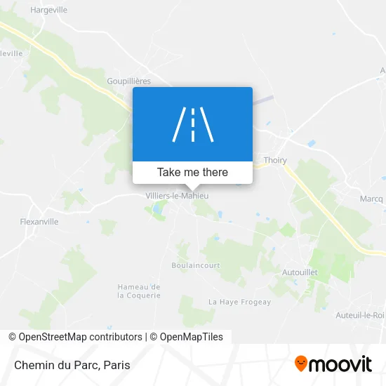 Chemin du Parc map