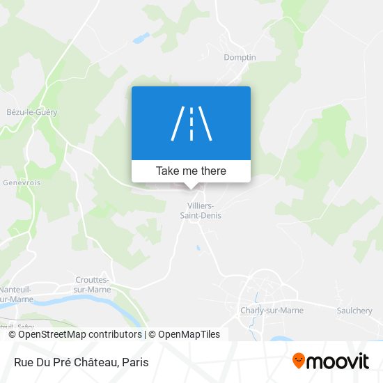 Rue Du Pré Château map
