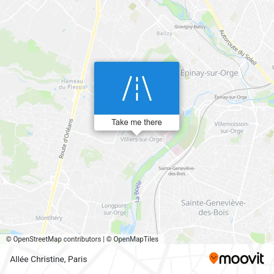 Allée Christine map