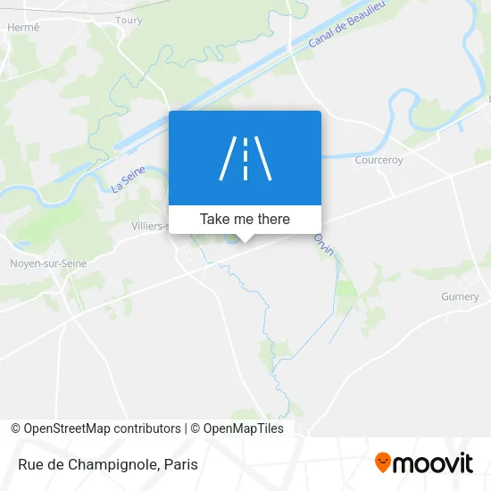 Rue de Champignole map