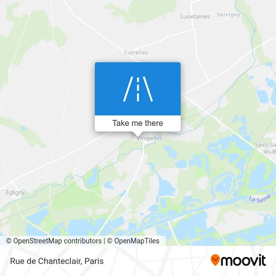 Rue de Chanteclair map