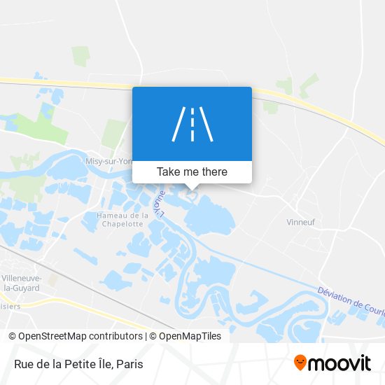 Rue De La Petite Île map