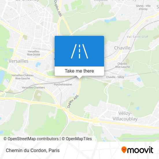 Chemin du Cordon map