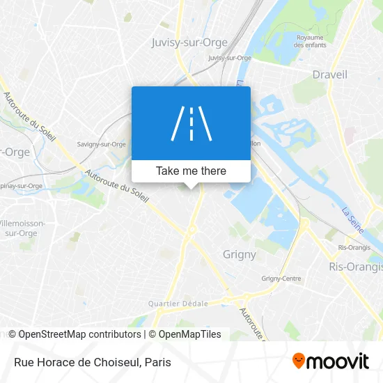 Rue Horace de Choiseul map