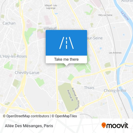 Allée Des Mésanges map