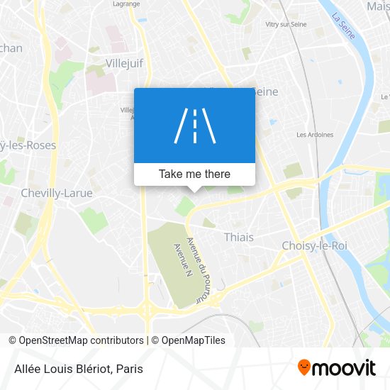 Allée Louis Blériot map