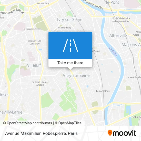Avenue Maximilien Robespierre map
