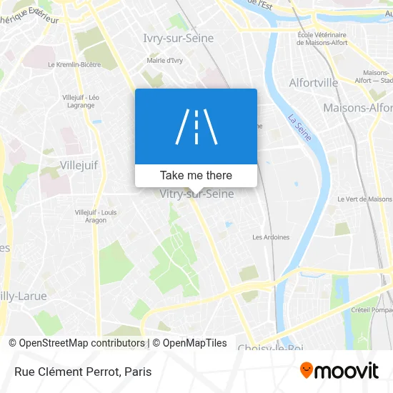 Rue Clément Perrot map