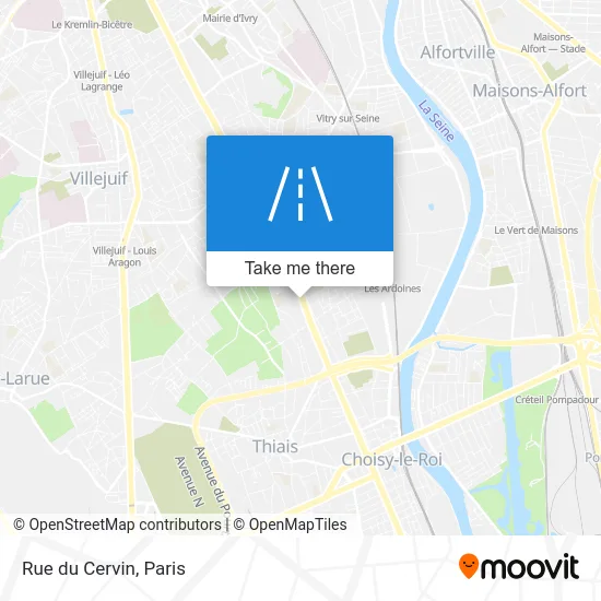 Rue du Cervin map