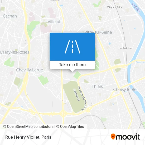 Rue Henry Viollet map
