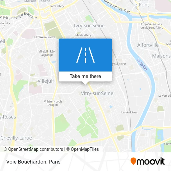Voie Bouchardon map