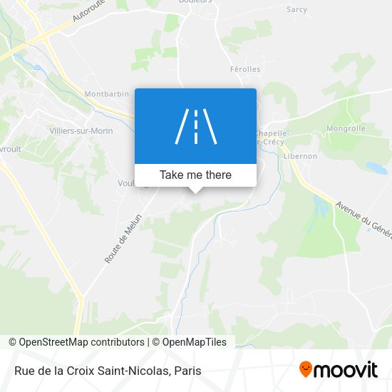 Rue de la Croix Saint-Nicolas map