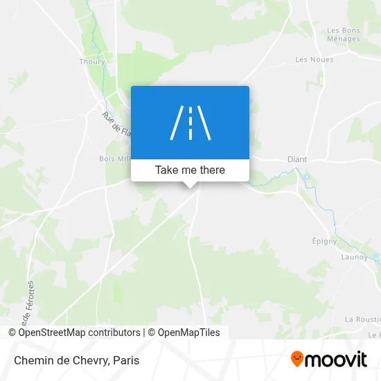 Chemin de Chevry map