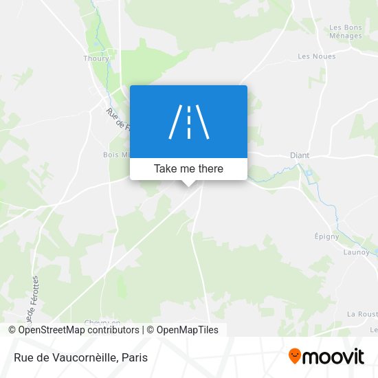 Rue de Vaucornèille map