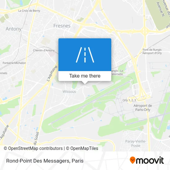 Rond-Point Des Messagers map