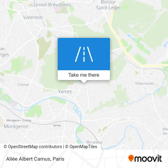 Mapa Allée Albert Camus